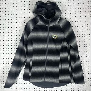 NFL Team apparel Green Bay packers zip up fleece  jacket